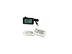 Indicateur numérique de température noir à batterie arriere -50°C à 70°C