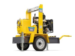 Location pompe diesel auto-amorçante<br>6'' - 300 m³/h – sur roues