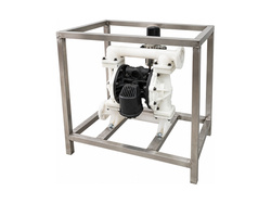 Location pompe pneumatique<br>1'' pour solvants - 10m3/h - polypro / téflon