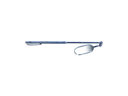 Miroir télescopique 5 x 2,5 cm avec pince - longueur 20 à 52 cm