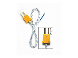Sonde thermocouple type K, connecteur 12 mm, -50°C à 250 °C, lg 1m