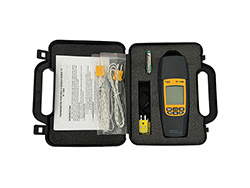 Thermomètre portable à double sonde TC, Thermocouple K: -200 à 1300°C, Thermocouple J: -200 à 1200°C