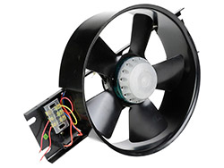 Ventilateur d'armoire rond - FD 250-A3<br> Monophasé 230 V - 1300 tr/min - 40 W