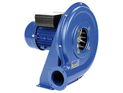 Ventilateur centrifuge moy. pression - MA 18<br> Monophasé 230 V - 3000 tr/min - 0,09 kW