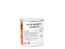 Vernis pelable bleu<br> Pot 1 l