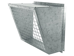 Visière - VIS 12<br> Pour ventilateur centrifuge BOX BD 33/33