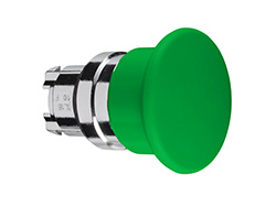 Tête de bouton poussoir + capuchon IP69K - Ø22 - noire