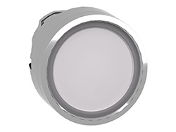 Tête de bouton poussoir lumineux - Ø22 - blanc