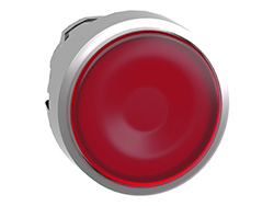 Tête de bouton poussoir lumineux - Ø22 - rouge