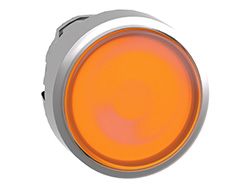 Tête de bouton poussoir lumineux - Ø22 - orange