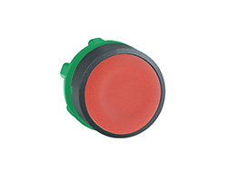 Tête bouton poussoir - Ø22 - affleurant - rouge