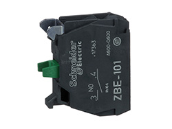 Bloc contact F pour XB4 ou XB5 - raccordement vis étrier